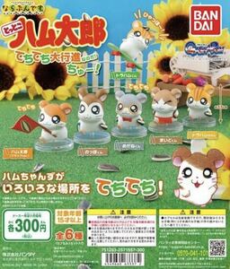 ★とっとこハム太郎★てちてち大行進なのだちゅー！バンダイ　ならぶんです　ガチャガチャ　全6種類フルコンプセット　ガチャポン