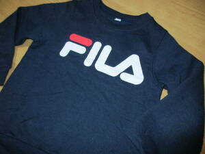 ★大人気・中古品★　　FILA・裏起毛　　長袖トレーナー！！（1１0）　　お買い得品～早い者勝ち！！