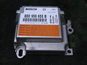 インボイス対応 アウディ A4 アバント2.0・8EALT 2003・エアバッグコンピューター・8E0959655B BOSCH 0285001483