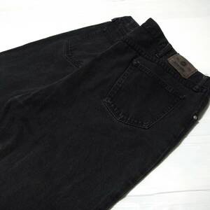 ■黒 ラングラー/Wrangler ブラックデニム 厚め 太め ■W[44 inch] 実寸108cm L79cm [ 股 裾に擦れ無し ] アメリカ USA古着 N4 送料600