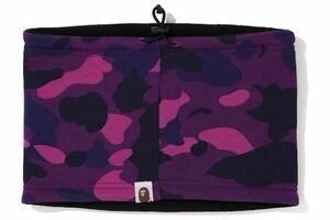 BAPE COLOR CAMO NECK WARMER PURPLE