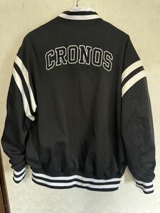 CRONOS クロノス 2022 スタジアムジャンパー XL ブラック JACKET ジャケット ブラック 中綿