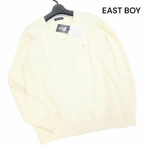 未使用★ EAST BOY Venus イーストボーイ ヴィーナス 通年 コットン ニット スクール セーター Sz.11　レディース 女子 学生　K4T00098_1#L