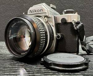 Nikon FM シルバー/NIKKOR 50mm 1:1.4 ニコン フィルムカメラ #2377