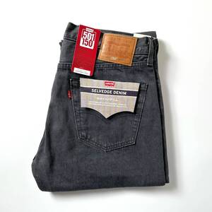 150周年記念 セルビッチ 赤耳 限定 Levi’s 501 00501-3389 W33 L32 ブラック 新品 セルビッジ 耳 ジーンズ 黒 デニムパンツ 005013389