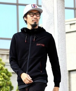 美品即決 THE DUFFER PROPT HOODIE 機能素材 フルジップパーカー S