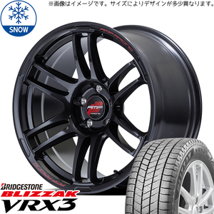 165/55R15 スタッドレスタイヤホイールセット NBOX etc (BRIDGESTONE VRX3 & RMPRacing R26 4穴 100)