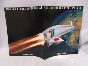 　S古本１２　アルバム　パンフレット　ローリング・ストーンズ　ROLLING STONES『Steel Wheels』スティール・ホイールズ