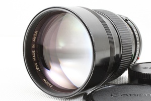 極上品◆Canon キヤノン New FD 135mm F2◆希少な中望遠単焦点レンズ/A395