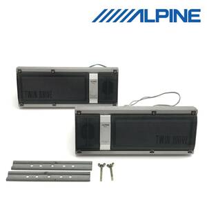 希少 当時物 ALPINE アルパイン 6422 2ウェイスピーカー スピーカー MAX 100W 旧車 昭和 レトロ 即決