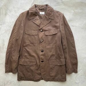 made in Italy イタリア製 コットンリネン ジャケット テーラードジャケット linen jacket vintage ビンテージ 古着 ヴィンテージ 