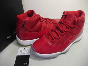 AIR JORDAN 11 RETRO エア ジョーダン 11 レトロ GYM RED ジムレッド US9.5 USED 378037-623