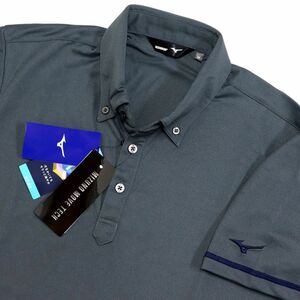 ●送料390円可能商品 ミズノ ゴルフ MIZUNO GOLF 新品 メンズ 吸汗速乾 ボタンダウン ポロシャツ [52JA905208-2XL]一 三 零★QWER QQAA-20