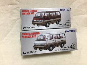 ◎ TOMYTEC トミーテック TOMICA LIMITED VINTAGE NEO トヨタ ハイエースワゴン LV-N208 a/b セット 現状品