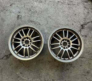 【希少品】RAYS VOLKRACING RE30 17×8J＋38 PCD114.3 2本set