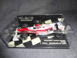 ★PMA 1/43 ミニチャンプス PANASONIC TOYOTA RACING TF109 J.Trulli ★AUSTRALIAN GP 2009 No.400 090009