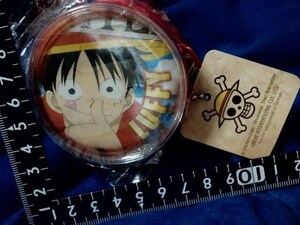 非売品☆ONE PIECE☆ミニポーチ☆ルフィ☆ボールチェーン☆レッド☆