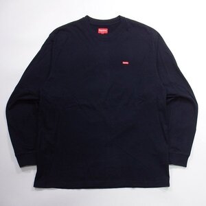 Supreme Small Box L/S Tee Navy L シュプリーム スモールボックス ロングスリーブ Tシャツ ロンT ネイビー