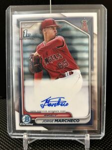 2024 Topps Bowman Jorge Marcheco AUTO 直書きサイン 1st Bowman