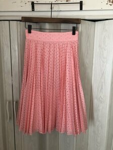 ◆JILL STUART/ジルスチュアート/ピンクのプリーツスカート/未着品◆k2