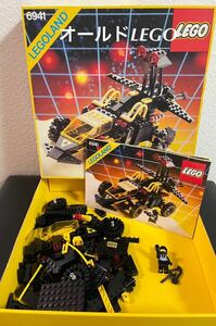 LEGO 6941 オールドレゴ ブラックスター1号（装甲車） 説明書 パーツ 宇宙シリーズ　箱あり　1980年代　ジャンク品　ミニフィグ