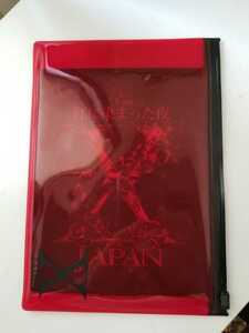 X　JAPAN 紅に染まった夜　幕張　ミラー　ケース付き　YOSHIKI