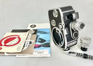 ◇☆ Paillard BOLEX B8 8ミリ ボレックスパイヤール 12.5mm F1.5 ビデオカメラ シネマ スイス製 ジャンク 回転OK ★