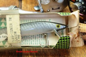 70s 新古 HEDDON HEDD-HUNTER MINNOW 検) FENWICK UMCO スミス ザウルス ZEAL BALSA50 ハトリーズ フェザーウェイトチャンピョン全盛時代