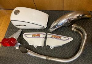 ☆GS400 GS400L GS425ガソリンタンク 外装 6点セット※難あり※オリジナル 当時物 ヤレ SUZUKI ☆