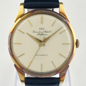 【ジャンク品】 インターナショナルウォッチカンパニー IWC シャウハウゼン Cal.852 K18YG 腕時計 自動巻き 【中古】