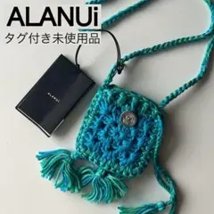 新品アラヌイ(ALANUI) ポシェット Air podsケース 青 ブルー