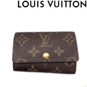 【中古】【やや傷や使用感あり】LOUIS VUITTON キーケース ルイヴィトン M62630 ミュルティクレ6 R-LV-K-721-6