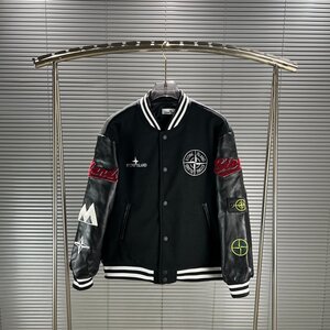 STONE ISLAND JACKET メンズ レディース パーカー ジャケット ブラック Lサイズ