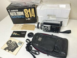 送料無料■キャノン Canon Auto Zoom 814 Electronic Super8 8mm Movie Camera 未チェック品 当時物