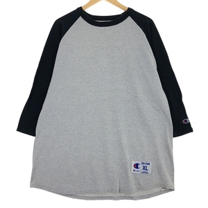 古着 チャンピオン Champion AUTHENTIC 七分袖 ラグランTシャツ メンズXL相当 /eaa486278