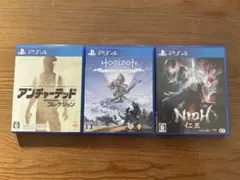 UNCHARTED HORIZON NIOH 3本セット PS4