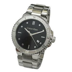 カルバンクライン 腕時計 メンズ CALVIN KLEIN ステンレススチール クォーツ ダイヤルカラー ブラック 25200203