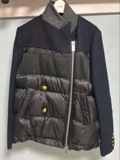 Sacai ダウンジャケット　ウールコート