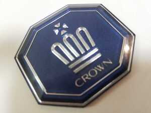 美品★120系 クラウン CROWN 12クラウン★TOYOTA トヨタ 純正品 ピラー エンブレム オーナメント MS125 MS123 GS121 GS120 当時物 旧車 JDM