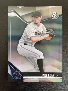 Topps MLB 2021 Bowman platinum プロスペクト #TOP-29 JAKE EDER ジェイク・イーダー Miami Marlins マイアミ・マーリンズ