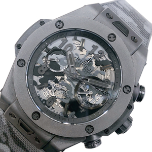 ウブロ HUBLOT ビッグバン オールブラック カモ 日本100本限定 411.CI.0110.RX.YOY20 チタン/セラミック 腕時計 メンズ 中古