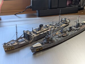 1/700　日本海軍　平安丸　明石　完成品　