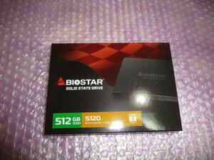 送料無料　新品未開封　BIOSTAR 2.5インチ SATA SSD 512GB