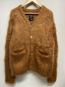 【LEHレー】 LEH Mohair Cardigan モヘアカーディガン ニットカーディガン camel キャメル M 2405oki k