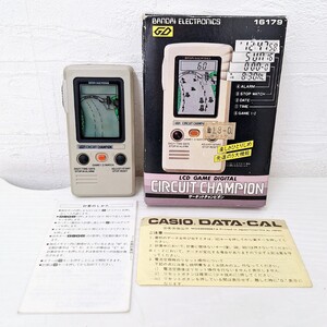 BANDAI ELECTRONICS バンダイ サーキットチャンピオン LCDゲームデジタル ゲームウォッチ 携帯ゲーム 電子ゲーム レトロ 当時物 WK