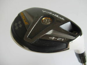 ★TaylorMade テーラーメイド RESCUE ユーティリティ U4 21° 純正スチールシャフト J527　★レア★激安★中古★　★