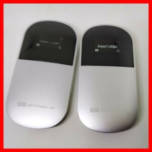 SIMフリー D25HW 2台 モバイルルーター 海外利用可能 3G HUAWEI pocket WiFi HW01C.と電池共通 予備電池 HB4F1,HW01 代用可能