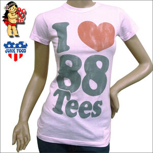 88TEES×JUNK FOOD 限定コラボ I Love 88Tees Tシャツ Mサイズ