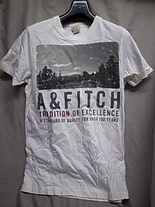 ★Abercrombie&Fitch アバクロンビー＆フィッチ 半袖Tシャツ ホワイト Sサイズ★アーカイブarchive