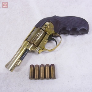 再塗装品 CMC 金属製モデルガン S&W M36 チーフスペシャル 3インチ ハンマーシュラウドグリップ SMG【10